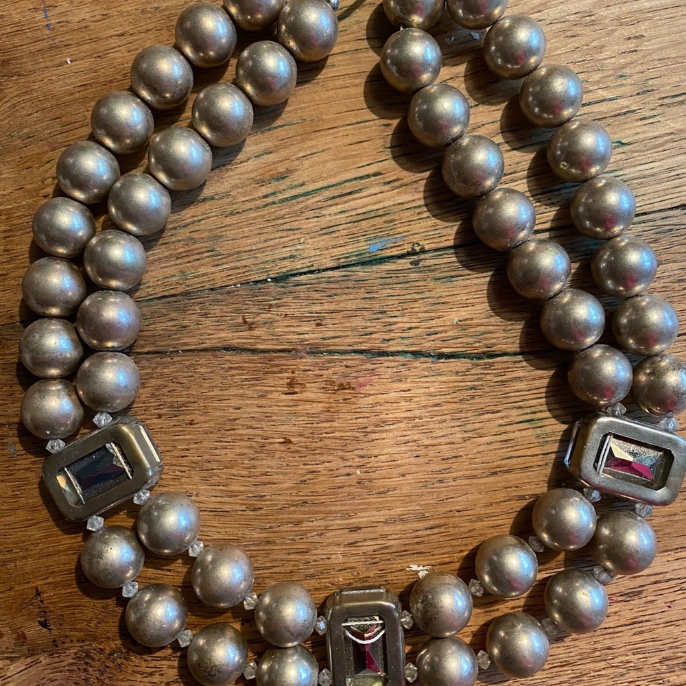 Rhinestone necklace - Picture 3 of 4